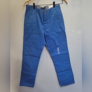 Tommy Hilfiger Custom Fit Blue Chino Pants New w/ Tags 28/30